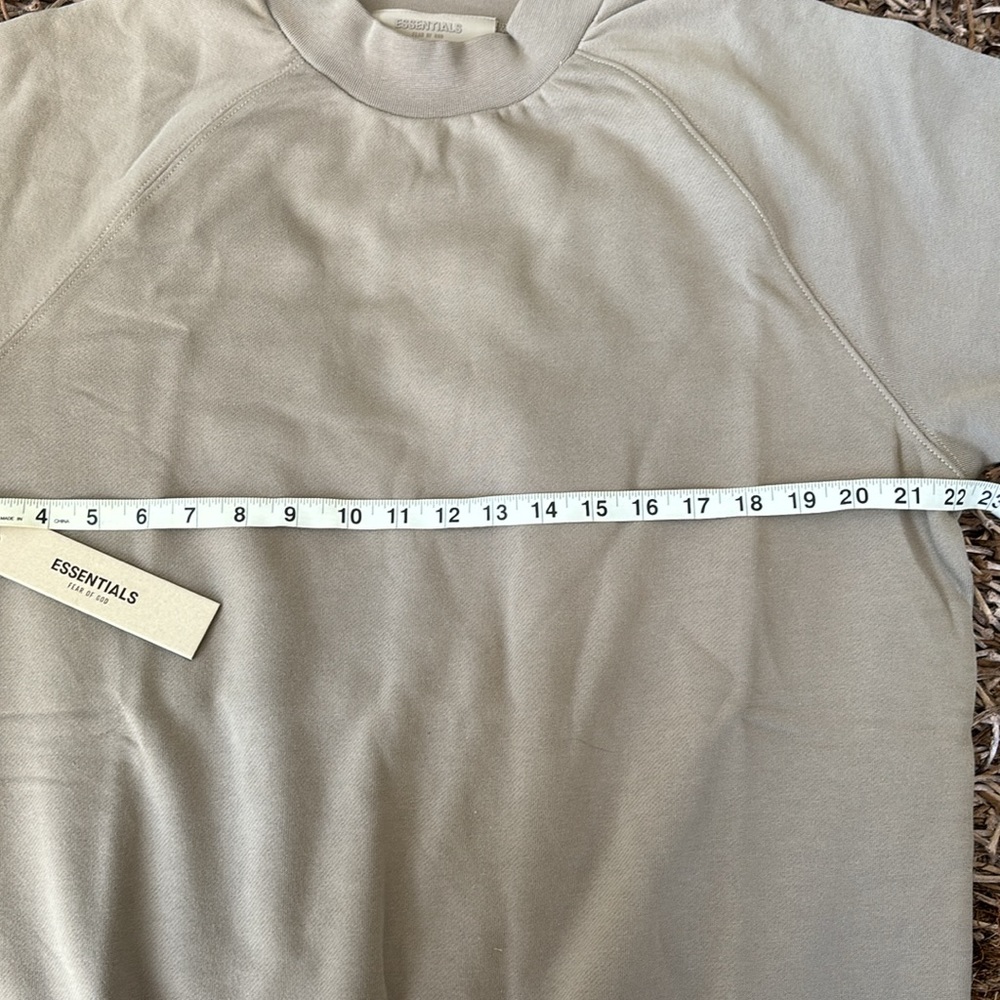 FEAR OF GOD ESSENTIALS Taupe Cotton Sweatshirt - Picture 7 of 11